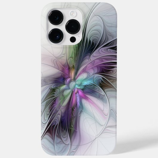 Nieuw leven, kleurrijke Abstracte fractale kunst F Case-Mate iPhone Case (Achterkant)