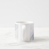 Nieuw leven, kleurrijke Abstracte fractale kunst F Espresso Kop (Achterkant)