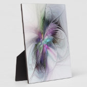 Nieuw leven, kleurrijke Abstracte fractale kunst F Fotoplaat (Zijkant)