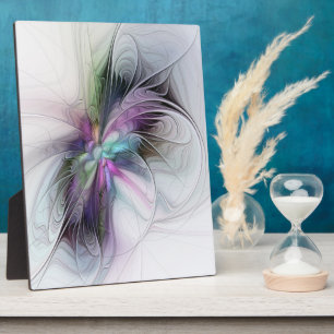 Nieuw leven, kleurrijke Abstracte fractale kunst F Fotoplaat