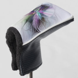 Nieuw leven, kleurrijke Abstracte fractale kunst F Golfheadcover