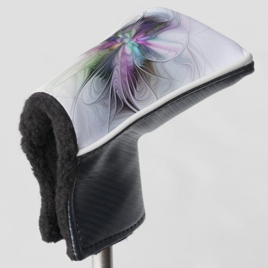 Nieuw leven, kleurrijke Abstracte fractale kunst F Golfheadcover (3/4 voorkant)