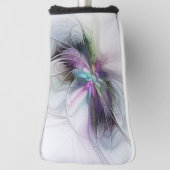 Nieuw leven, kleurrijke Abstracte fractale kunst F Golfheadcover (Draai 90)