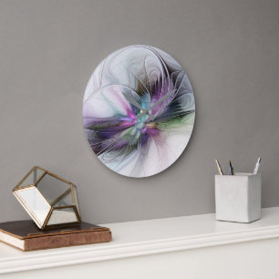 Nieuw leven, kleurrijke Abstracte fractale kunst F Grote Klok