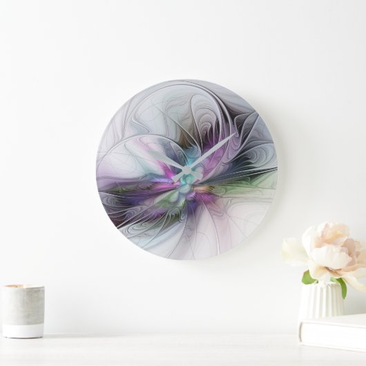 Nieuw leven, kleurrijke Abstracte fractale kunst F Grote Klok (Huis)