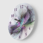 Nieuw leven, kleurrijke Abstracte fractale kunst F Grote Klok (Hoek)