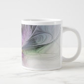 Nieuw leven, kleurrijke Abstracte fractale kunst F Grote Koffiekop (Rechts)