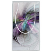 Nieuw leven, kleurrijke Abstracte fractale kunst F Klein Cadeauzakje (Voorkant)