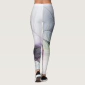 Nieuw leven, kleurrijke Abstracte fractale kunst F Leggings (Achterkant)