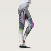 Nieuw leven, kleurrijke Abstracte fractale kunst F Leggings (Rechts)