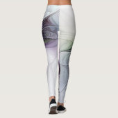Nieuw leven, kleurrijke Abstracte fractale kunst F Leggings (Achterkant)