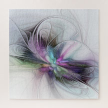 Nieuw Leven, Kleurrijke Abstracte Fractale Kunst F