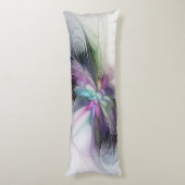 Nieuw leven, kleurrijke Abstracte fractale kunst F Lichaamskussen (Achterkant (Verticaal))