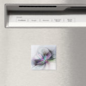 Nieuw leven, kleurrijke Abstracte fractale kunst F Magneet (Insitu (Vaatwasser))