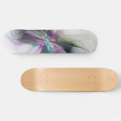 Nieuw leven, kleurrijke Abstracte fractale kunst F Persoonlijk Skateboard (Horizontaal)