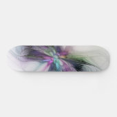 Nieuw leven, kleurrijke Abstracte fractale kunst F Persoonlijk Skateboard (Horizontaal)