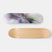 Nieuw leven, kleurrijke Abstracte fractale kunst F Persoonlijk Skateboard (Horizontaal)