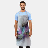 Nieuw leven, kleurrijke Abstracte fractale kunst F Schort (Gedragen)