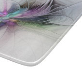 Nieuw leven, kleurrijke Abstracte fractale kunst F Snijplank (Hoek)