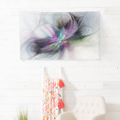 Nieuw leven, kleurrijke Abstracte fractale kunst F Spandoek (Insitu)