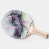 Nieuw leven, kleurrijke Abstracte fractale kunst F Tafeltennisbatje (Zijkant)