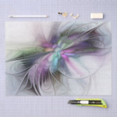 Nieuw leven, kleurrijke Abstracte fractale kunst F Tissuepapier (Craft)