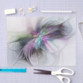 Nieuw leven, kleurrijke Abstracte fractale kunst F Tissuepapier (Craft)