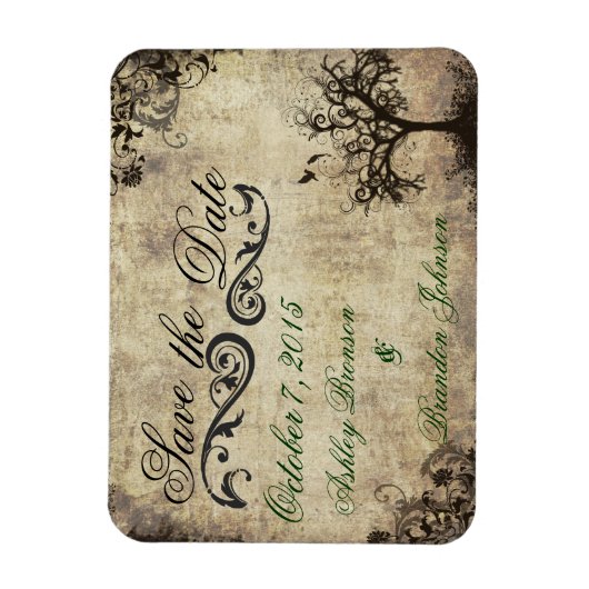 Nieuw Leven Save the Date Trouwmagneet Magneet (Verticaal)