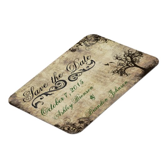  Nieuw Leven Save the Date Trouwmagneet Magneet (Linkerzijde)