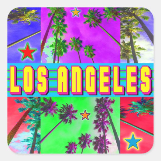 Nieuw leven: Sticker "Los Angeles" (Voorkant)