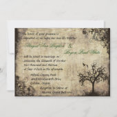 Nieuw Leven Vintage bruiloft uitnodiging (Voorkant)