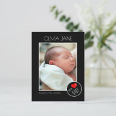 Nieuw Lijst voor babyfoto's - Aangepaste foto Briefkaart (Staand voorkant)