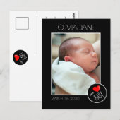 Nieuw Lijst voor babyfoto's - Aangepaste foto Briefkaart (Voorkant / Achterkant)