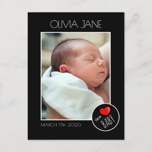 Nieuw Lijst voor babyfoto's - Aangepaste foto Briefkaart