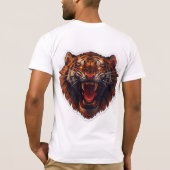 Nieuw Lion Design T Shirt voor heren (Achterkant)