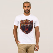 Nieuw Lion Design T Shirt voor heren (Voorkant volledig)