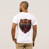 Nieuw Lion Design T Shirt voor heren (Achterkant volledig)