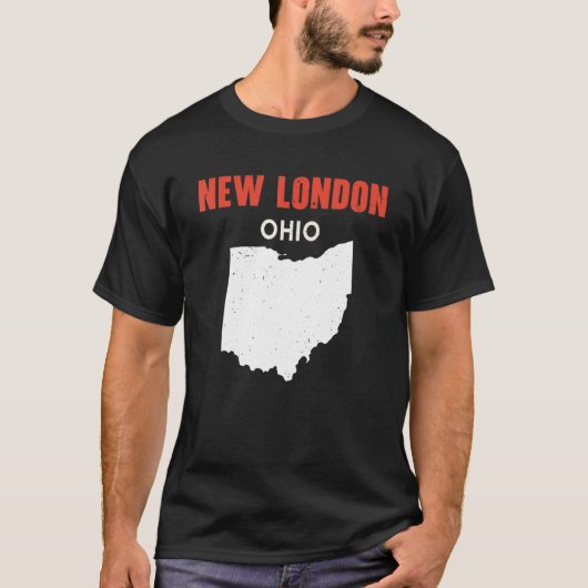 Nieuw Londen Ohio Verenigde Staten Amerika Reizen  T-shirt (Voorkant)