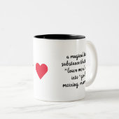 Nieuw mama cadeau, mama, gepersonaliseerde koffie  tweekleurige koffiemok (Voorkant rechts)