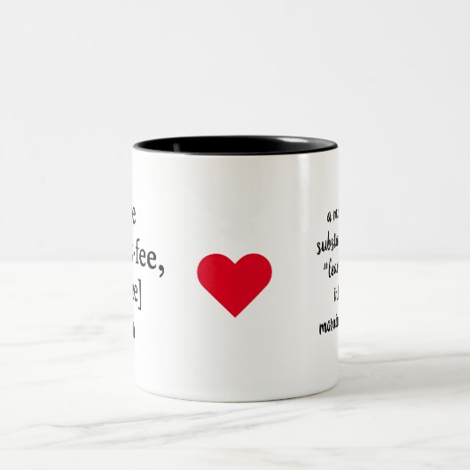 Nieuw mama cadeau, mama, gepersonaliseerde koffie tweekleurige koffiemok (Center)