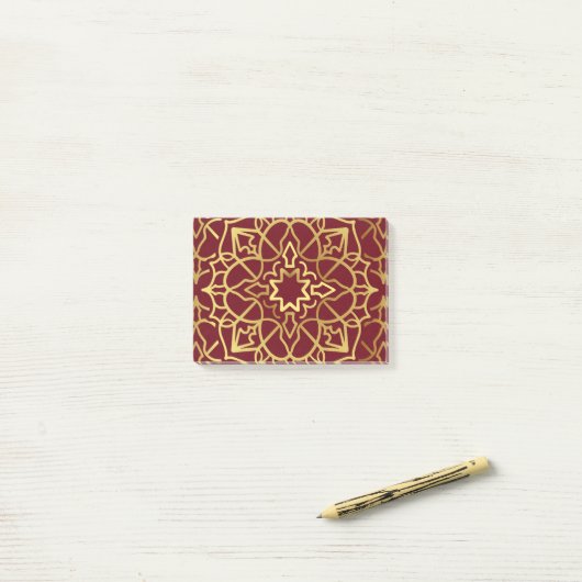 Nieuw Mandala 4 Post-it® Notes (Op bureau)