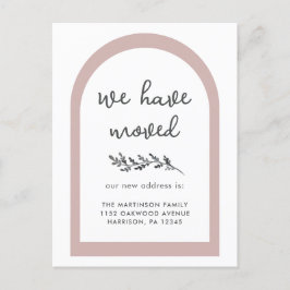 Nieuw Manuscript van het Adres Modern met Eenvoudi Briefkaart