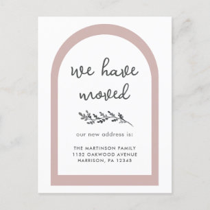 Nieuw Manuscript van het Adres Modern met Eenvoudi Briefkaart