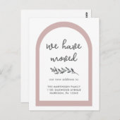 Nieuw Manuscript van het Adres Modern met Eenvoudi Briefkaart (Voorkant / Achterkant)