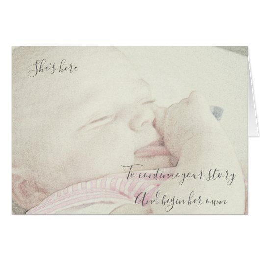 Nieuw meisje (Voorkant Horizontaal)