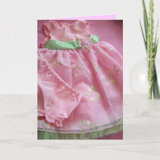 Nieuw meisje gefeliciteerd!! kaart (Voorkant)