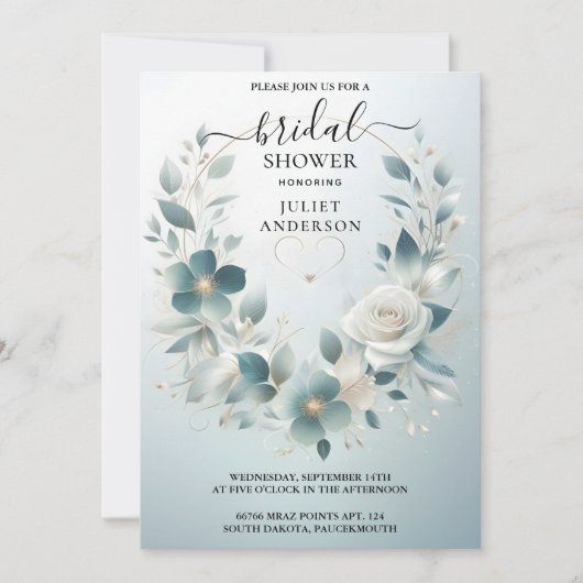 Nieuw metaalglam glanzend high-end zilver Vrijgeze Kaart (Voorkant)