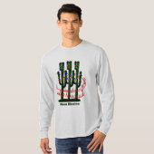 Nieuw Mexicaans kerstfeest Feliz Navidad T-shirt (Voorkant volledig)