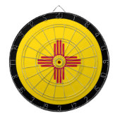 Nieuw Mexicaans vlagdartboard en nieuw Mexico/game Dartbord (Voorkant)