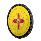 Nieuw Mexicaans vlagdartboard en nieuw Mexico/game Dartbord (Voorkant Rechts)
